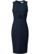 Elizabeth And James Cut-out Detail Dress, Women's, Size: 4, Blue, Polyester/viscose/spandex/elastane