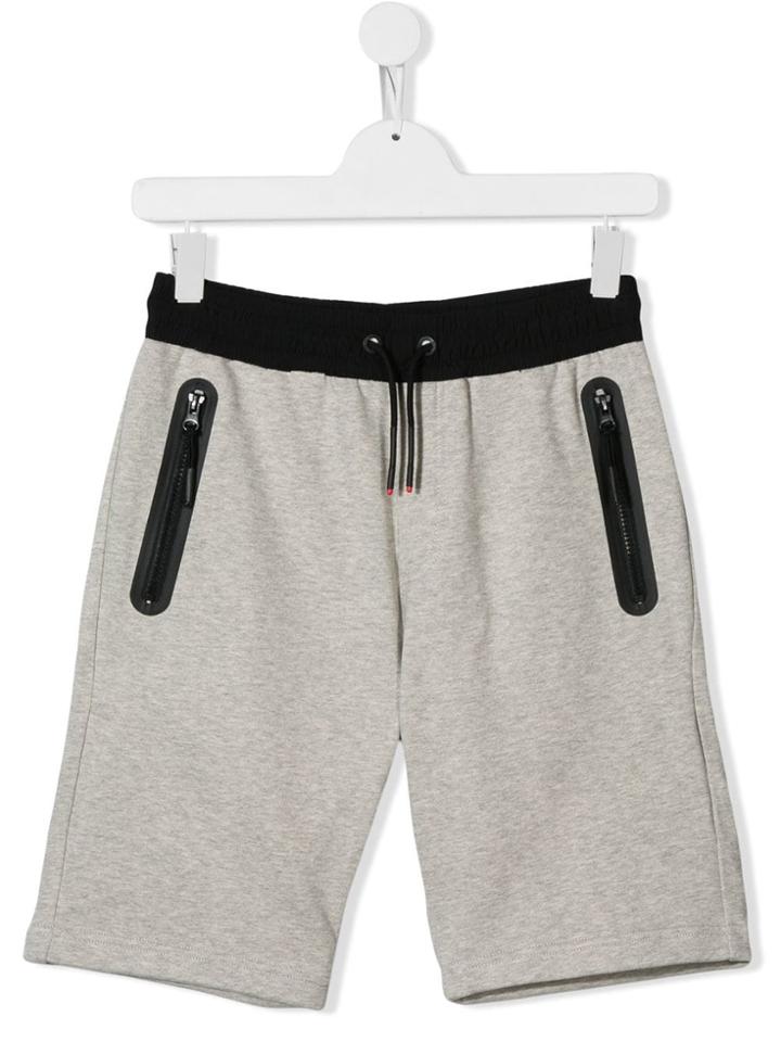 Diesel Kids Teen Pglobe Track Shorts - Grey