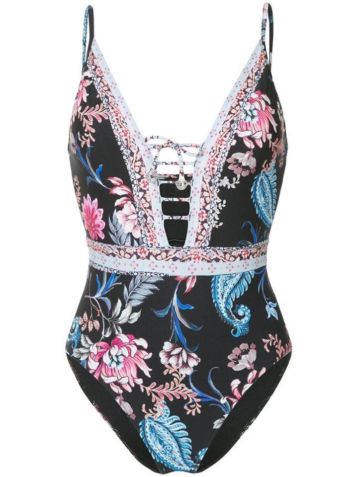 Seafolly Water Garden One Piece - Black