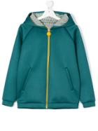Mumofsix Robot Print Hooded Jacket - Green