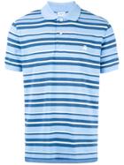 Brooks Brothers Striped Polo Shirt - Blue