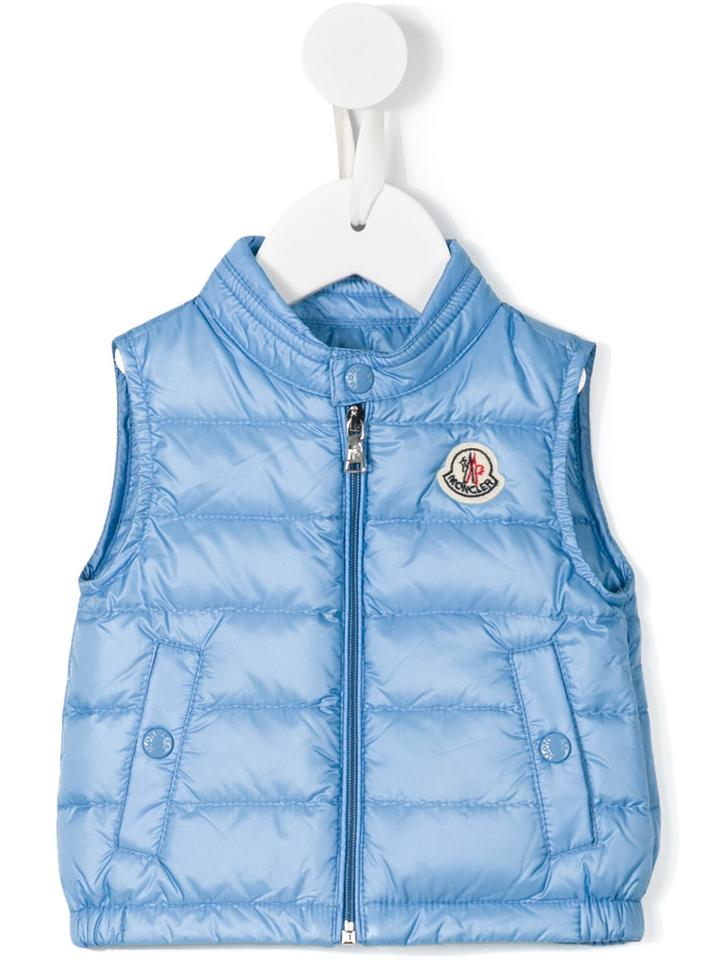 Moncler Kids Padded Vest, Infant Boy's, Size: 6-9 Mth, Blue