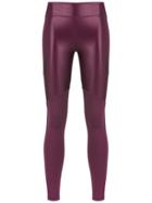 Track & Field Panelled Legging - Pink & Purple
