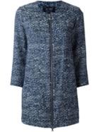 Armani Jeans Bouclé Zip Coat