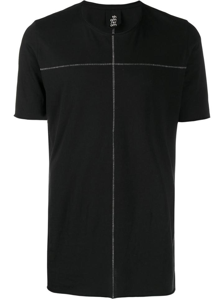 Thom Krom Top Stitch T-shirt - Black