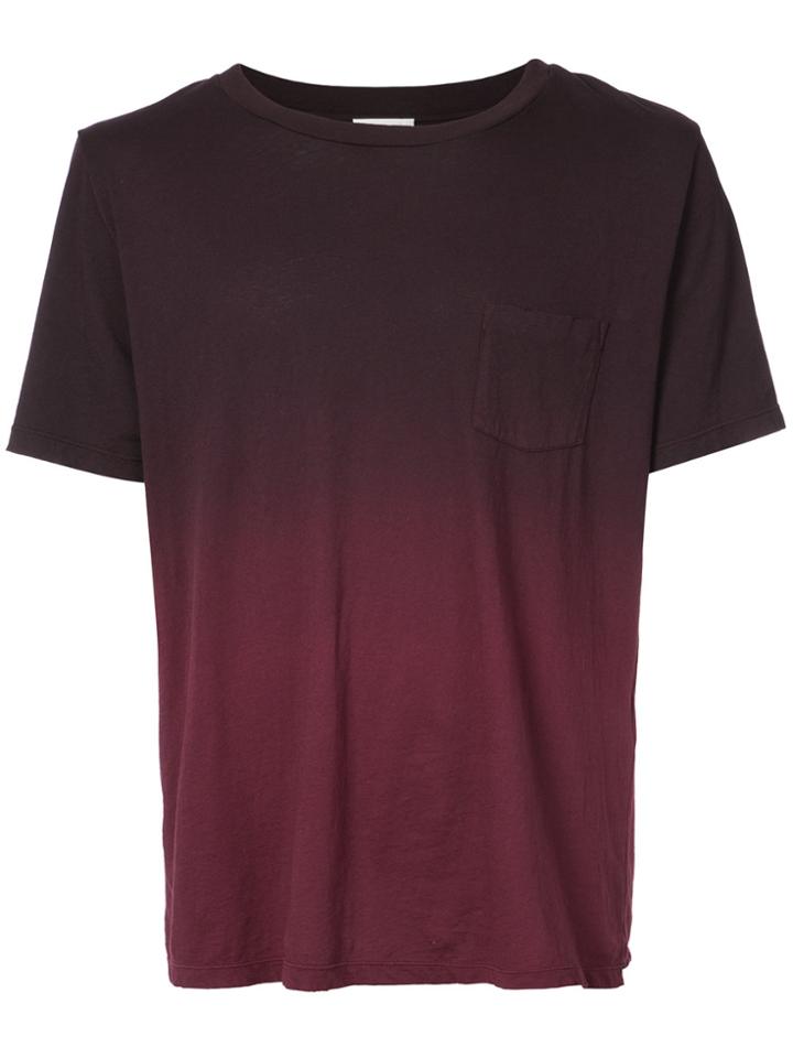 Saint Laurent Gradient Classic T-shirt - Pink & Purple