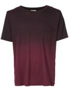 Saint Laurent Gradient Classic T-shirt - Pink & Purple