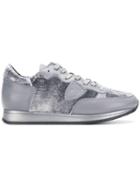Philippe Model Paris Glitter Sneakers - Grey