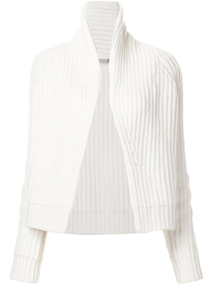 Vince Shawl Collar Cardigan, Women's, Size: Medium, White, Cashmere/wool