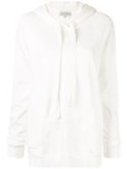Lee Mathews Relaxed-fit Barclay Hoodie - White