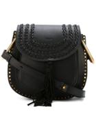 Chloé Small 'hudson' Shoulder Bag, Women's, Black, Suede/calf Leather