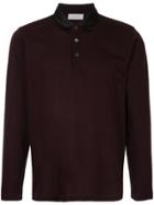 Cerruti 1881 Long-sleeved Polo Shirt - Pink & Purple