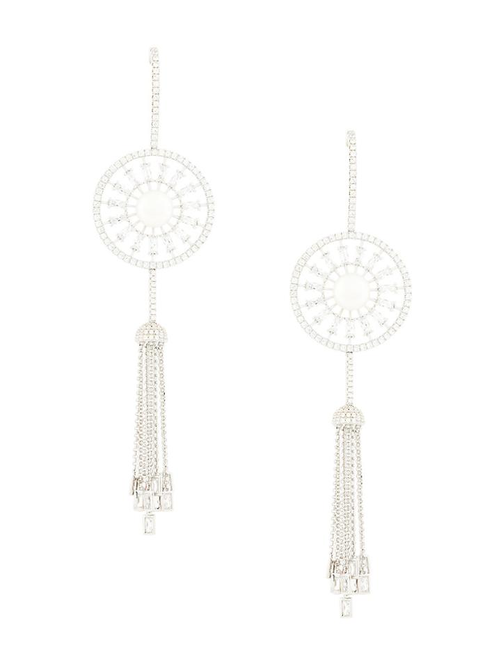 Apm Oversized Drop Earrings - Metallic