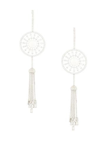 Apm Oversized Drop Earrings - Metallic