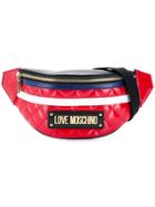 Love Moschino Quilted Belt Bag - Red
