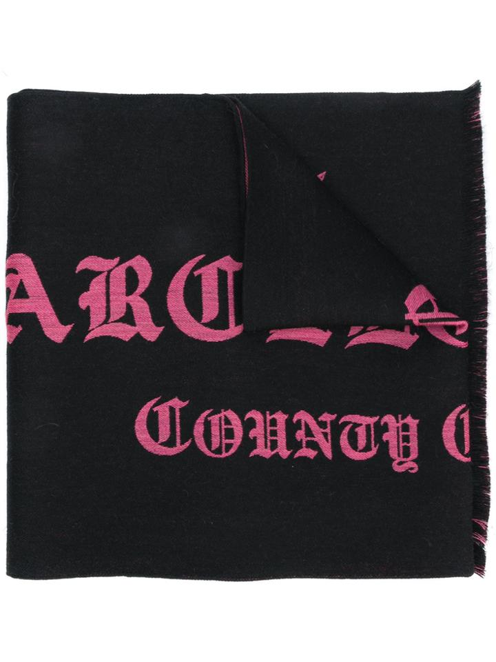 Marcelo Burlon County Of Milan Skull Tattoo Scarf - Black
