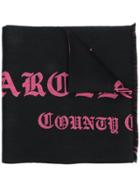 Marcelo Burlon County Of Milan Skull Tattoo Scarf - Black