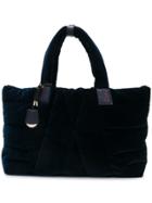Moncler Quilted Large Tote Bag - Blue