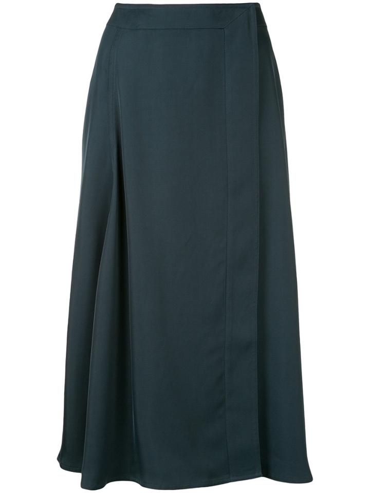 Lemaire Wrap Midi-skirt - Blue