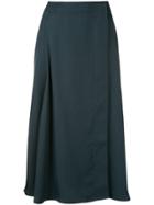 Lemaire Wrap Midi-skirt - Blue