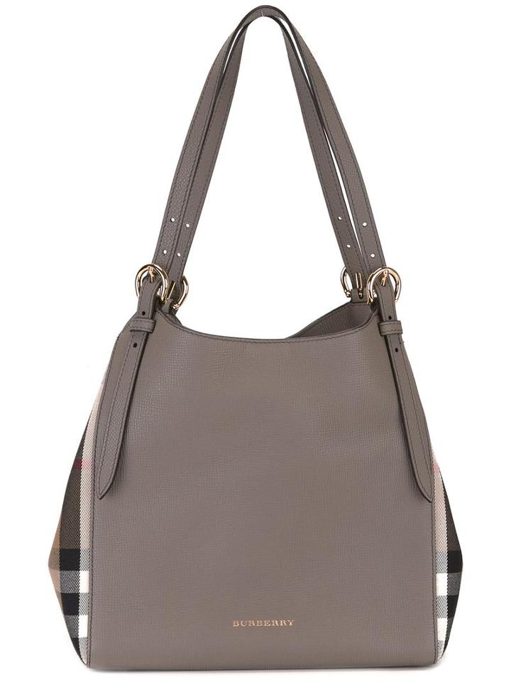 Burberry Small Canterbury Shoulder Bag, Women's, Grey, Calf Leather/cotton