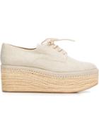 Stuart Weitzman 'kent' Platform Lace-up Shoes