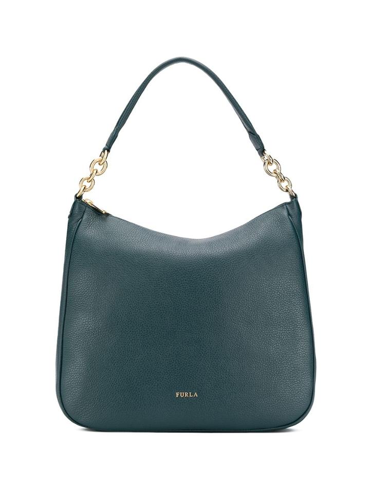 Furla Cometa Hobo M Tote - Green