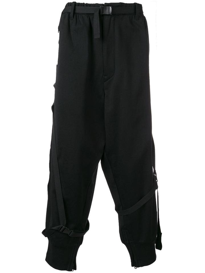 Y-3 Harness Belt Drop Crotch Trousers - Black