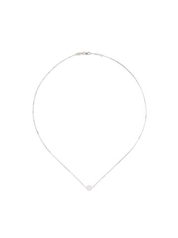 Redline 18kt Gold Pearl Pendant Necklace - Silver