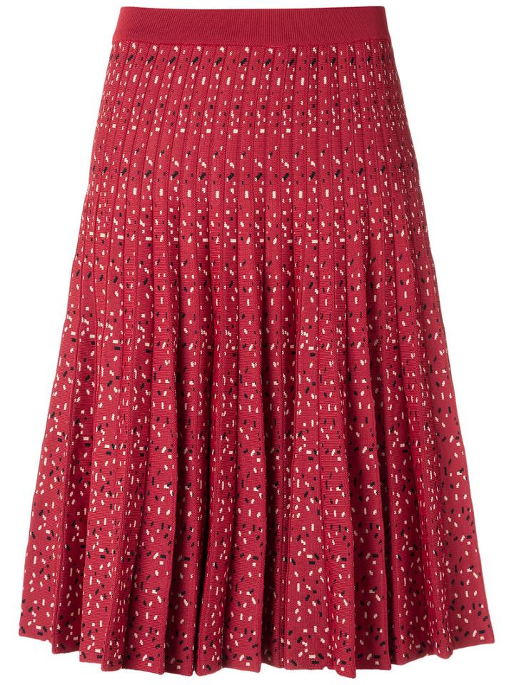 Egrey - Knit Midi Skirt - Women - Viscose - G, Red, Viscose