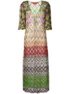 Missoni Open-knit Maxi Cover-up - Green