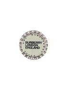 Burberry Bottle Cap Brooch - Silver
