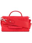 Zanellato Flap Woven Tote - Red