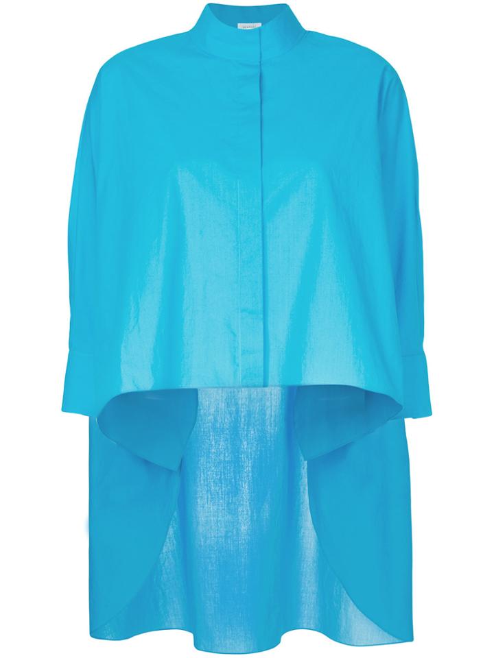 Delpozo Flared Blouse - Blue