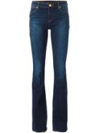 Michael Michael Kors Flared Jeans, Women's, Size: 0, Blue, Cotton/polyester/spandex/elastane
