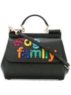 Dolce & Gabbana - #dg Family Patch Sicily Tote - Women - Calf Leather/brass - One Size, Women's, Black, Calf Leather/brass