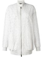 Stella Mccartney 'simone' Bomber Jacket - Pink & Purple