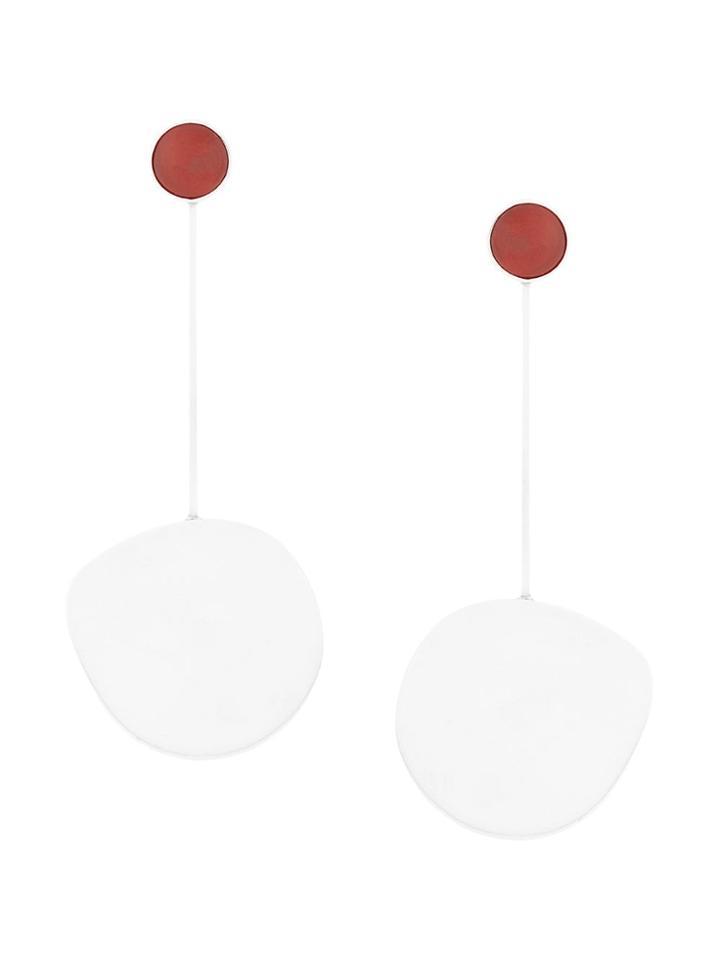 Faris Pendo Drops Earrings - Metallic