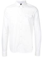 Factotum - Patch Pocket Shirt - Men - Cotton/polyurethane/cupro - 44, White, Cotton/polyurethane/cupro