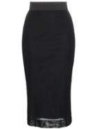 Dolce & Gabbana High-waisted Pencil Skirt - Black