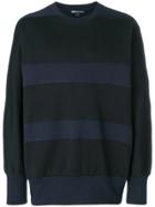 Y-3 Stripe Panel Sweatshirt - Blue