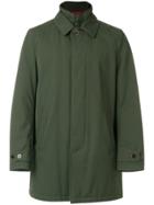Fay Short Zipped Coat - Green