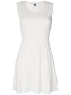 M Missoni Knitted Mini Dress - White