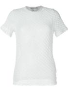 Junya Watanabe Comme Des Garçons Textured Sheer T-shirt