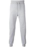 Moncler Gamme Bleu Embroidered Logo Sweatpants, Men's, Size: Medium, Grey, Cotton