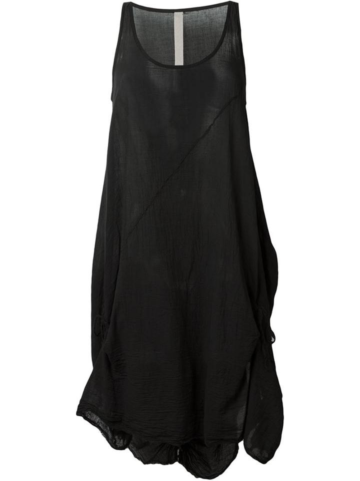 Poème Bohémien Ruched Semi Sheer Dress