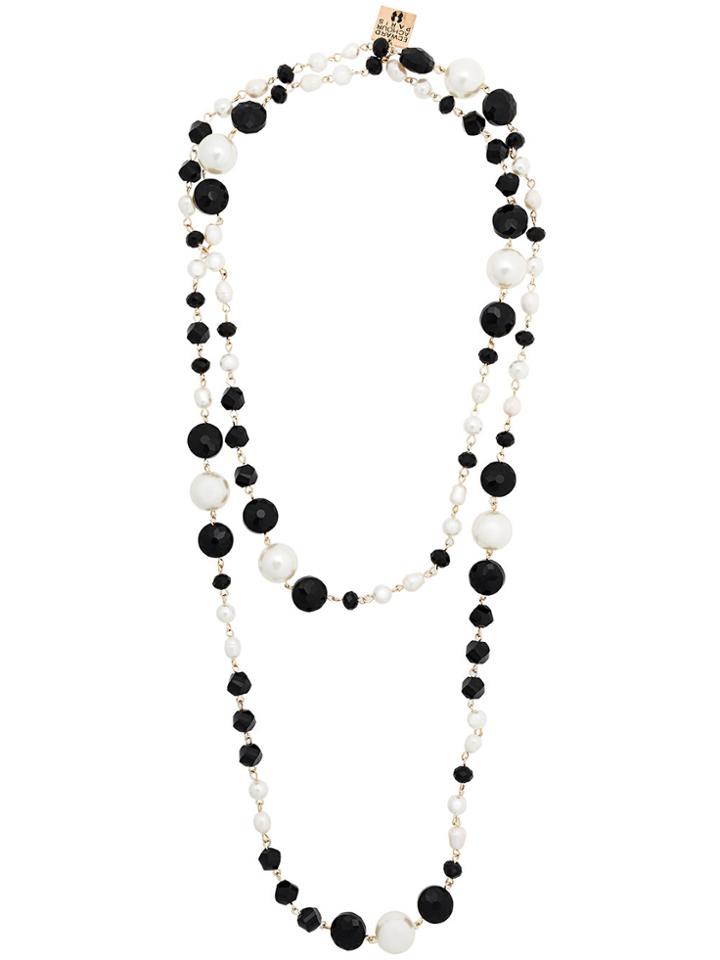 Edward Achour Paris Beaded Necklace - Black