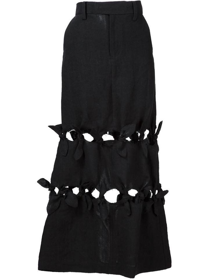 Facetasm Cut-out Maxi Skirt