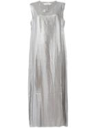 Golden Goose Deluxe Brand - Metallic (grey) Tank Dress - Women - Cupro - S, Women's, Cupro