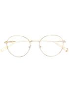Chloé Eyewear Round Framed Glasses - Metallic